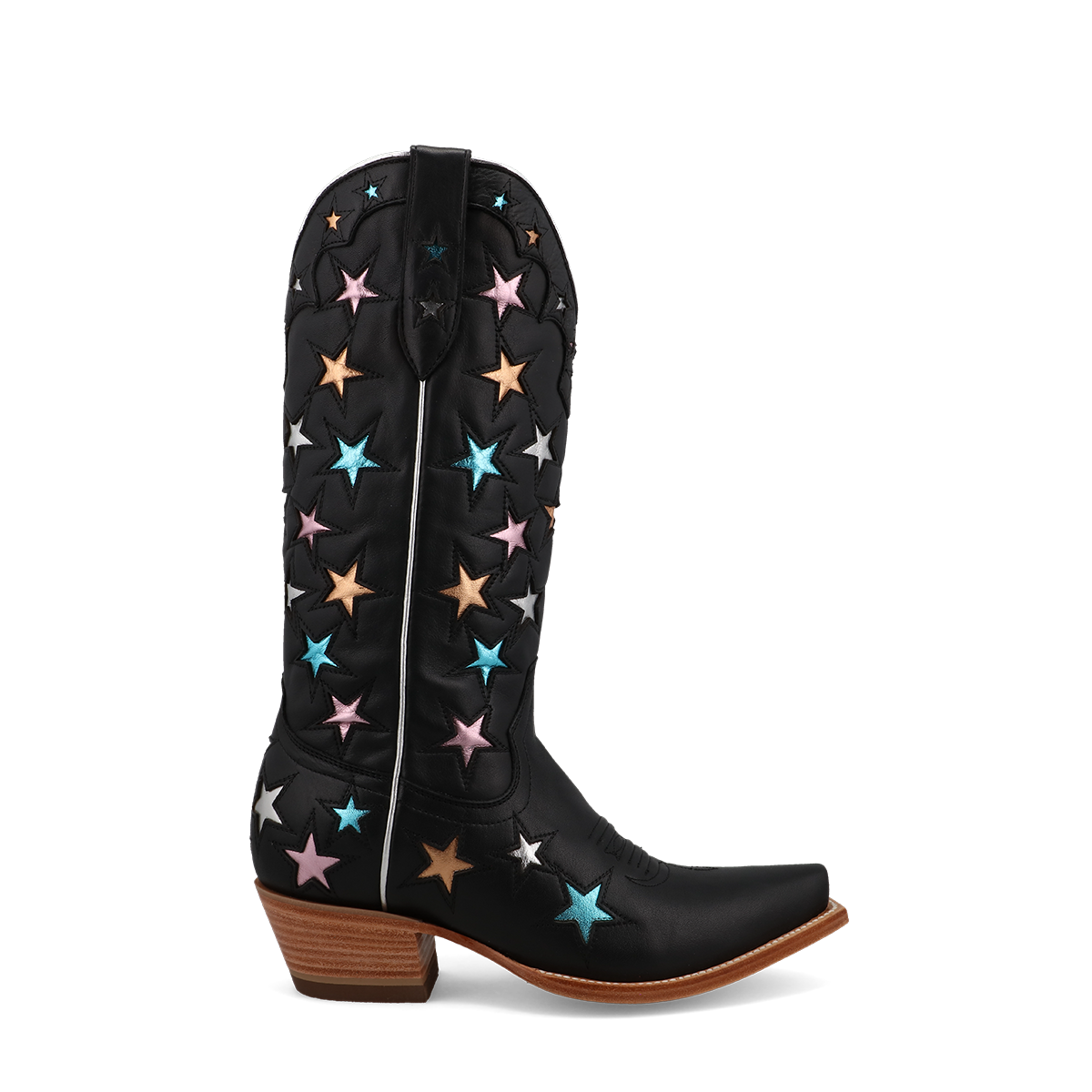 Black shops star boots