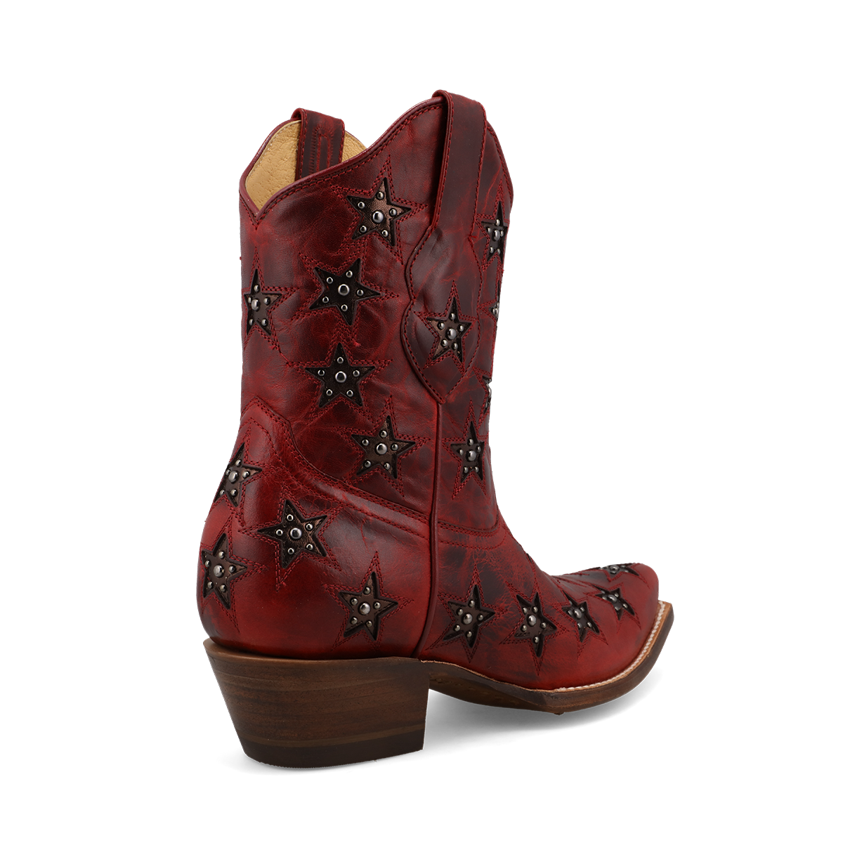 Marfa Bootie - Dark Cherry/Bronze Cover
