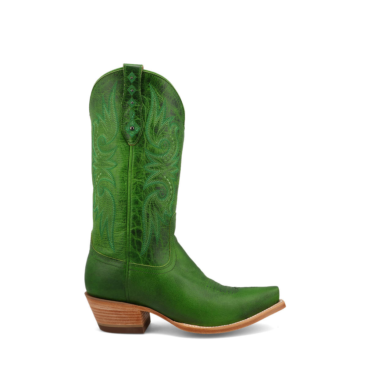 Lime green 2025 cowboy boots