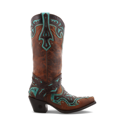 San Angelo - Chocolate/Teal Preview #1